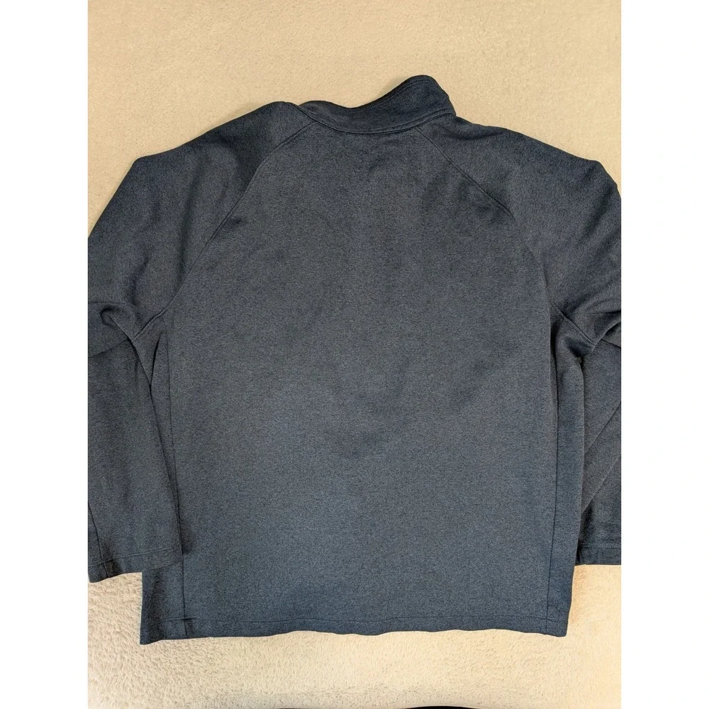 The North‎ Face 1/4 Zip Midweight Pullover Men's 2XL Blue Zip Pocket